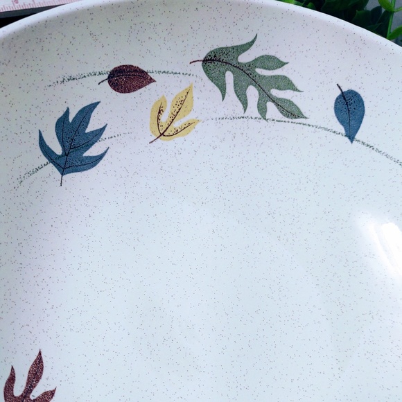 Vtg California Franciscan Earthenware Autumn Pottery Large Serving Bowl 9 1/4" - Picture 4 of 10